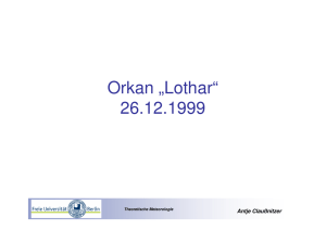 Orkan „Lothar“ 26.12.1999