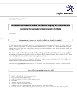 Belehrung Infektionsschutzgesetz - Saale-Orla