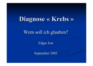 Diagnose « Krebs