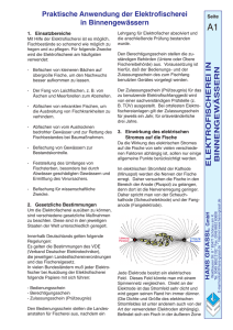 Fischerei in Binnengew.ssern