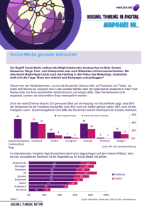 Social Media genauer betrachtet