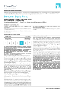 Key Investor Information