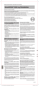 AmoxiHEXAL® 1000 mg Filmtabletten