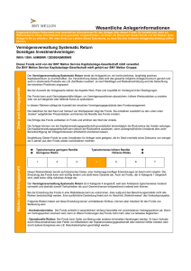 Vermögensverwaltung Systematic Return