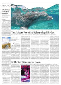 German News, Das Meer Empfindlich und gefährdet, 2012