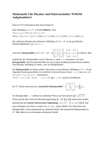 Aufgabenblatt 6 - Mathematik, Uni