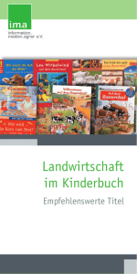 Landwirtschaft im Kinderbuch - information.medien.agrar eV