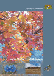 Natur. Vielfalt. Bayern - Regierung von Unterfranken