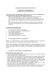 Gebrauchsinformation Zanipril 20mg/10mg