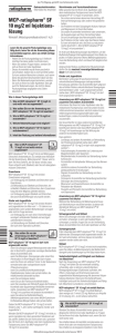 MCP-ratiopharm® SF 10 mg/2 ml Injektions- lösung