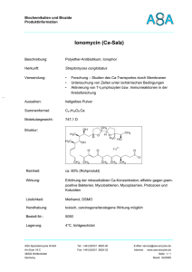 Ionomycin (Ca-Salz) - ASA Spezialenzyme GmbH