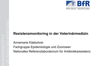 Resistenzmonitoring in der Veterinärmedizin