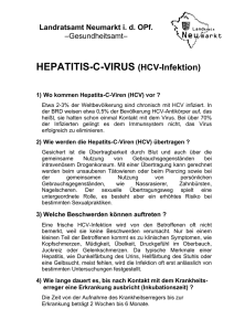 HEPATITIS-C-VIRUS (HCV-Infektion)