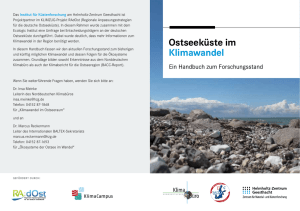 Ostseeküste im Klimawandel