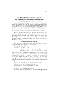 Die Kristallstruktur der Cadmium- und Quecksilber-Diammin