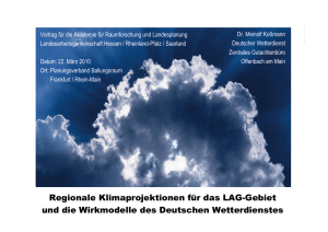 Deutscher Wetterdienst - Akademie für Raumforschung und