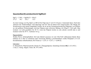 Quecksilber(ll)-amidochlorid HgNH2Cl