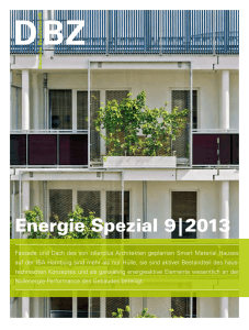 Energie Spezial 9|2013 Fassade und Dach des von zillerplus
