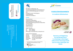 Familienhebammen - Landkreis Mittelsachsen