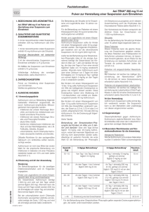 Azi-TEVA® 200 mg / 5 ml Pulver zur Herstellung einer