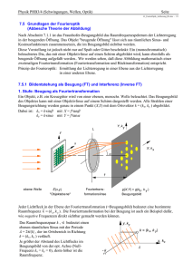Physik PHB3/4 (Schwingungen, Wellen, Optik) Seite 7.5 Grundlagen