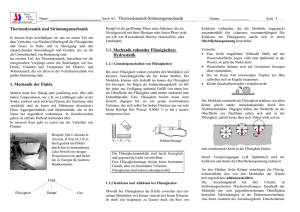 Technik 13/1: Thermodynamik/Strömungsmechanik Thermodynamik