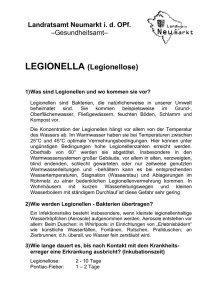 LEGIONELLA (Legionellose)