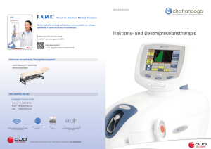 Traktions- und Dekompressionstherapie