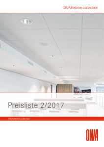 Preisliste 2/2017 - Odenwald Faserplattenwerk GmbH