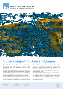 Supercomputing Anwendungen