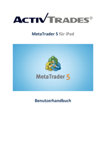 MetaTrader 5 für iPad