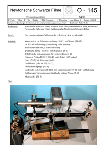 Newtonsche Schwarze Filme - Vorlesungssammlung Physik