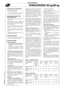 HYDROCORTISON 100 mg/250 mg