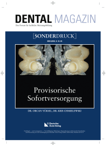 Provisorische Sofortversorgung