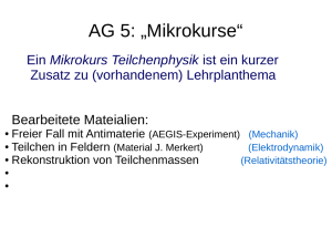 AG 5: „Mikrokurse“