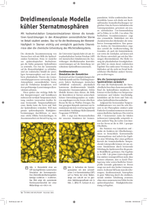 Dreidimensionale Modelle kühler Sternatmosphären