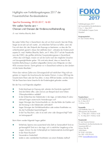 Pressetext als pdf - FBA Frauenärztliche BundesAkademie GmbH