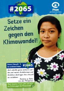 Setze ein Zeichen gegen den Klimawandel!