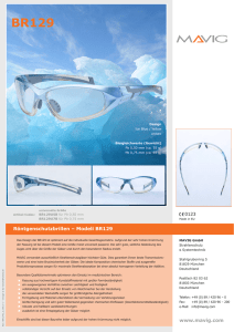 Röntgenschutzbrillen – Modell BR129 www.mavig.com