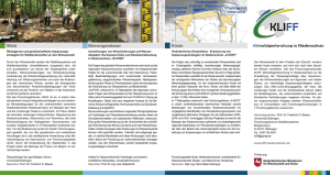 Klimafolgenforschung in Niedersachsen Wald Binnengewässer Küste