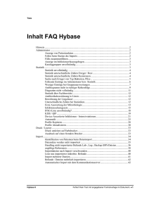 Inhalt FAQ Hybase