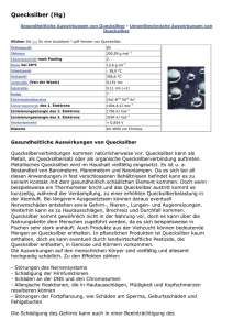 Quecksilber (Hg) - FSV Hoopte