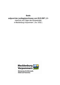 Studie aufgrund des Landtagsbeschlusses vom 29.03 - WRRL-MV