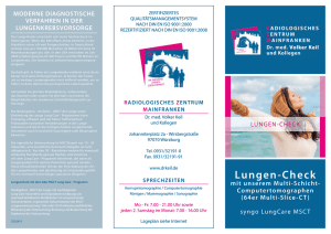 Lungen-Check - Radiologisches Zentrum Mainfranken