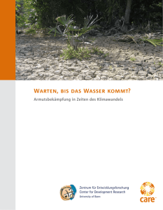 Warten, bis das Wasser kommt?