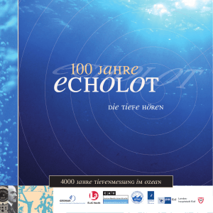 100 Jahre Echolot - Die Tiefe hören - OceanRep