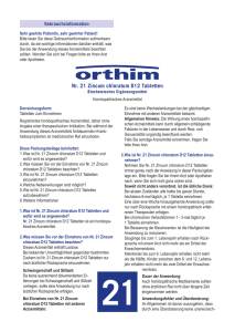 Nr. 21 Zincum chloratum D12 Tabletten