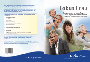 Kompaktwissen zu Frauenfragen sowie Angeboten