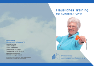 Häusliches Training - Deutsche Patientenliga Atemwegserkrankungen
