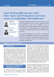 Artikel runterladen - transfer Zeitschrift